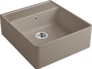 Plautuvė VILLEROY&BOCH Single-Bowl dalinai įleidžiama, timber spalvos, skylė maišytuvui 